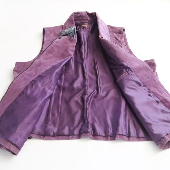 Hal Rubenstein Leather Vest Size 3X - Picture 3 of 12